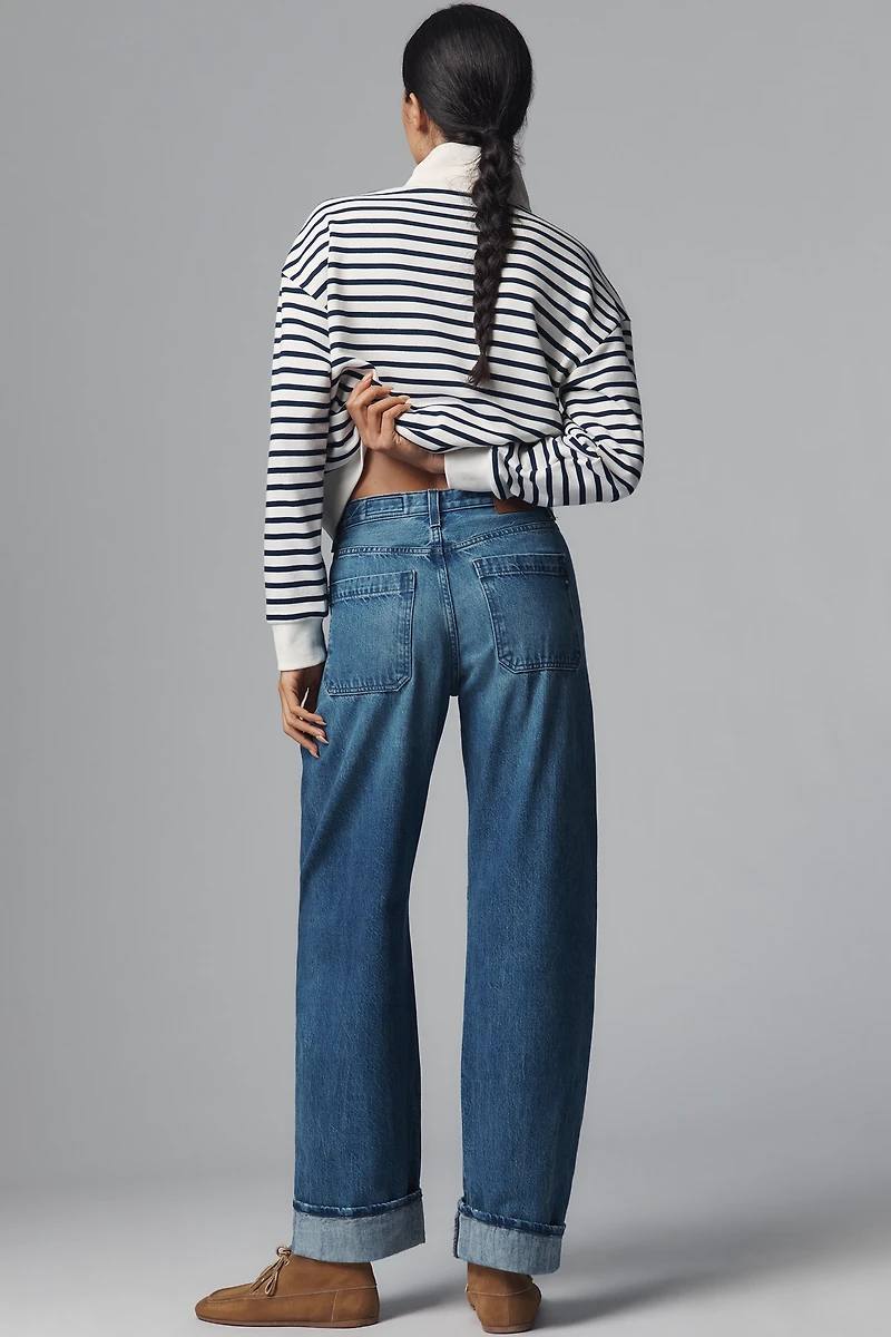 AG Mercer High-Rise Cuffed Taper Jeans
