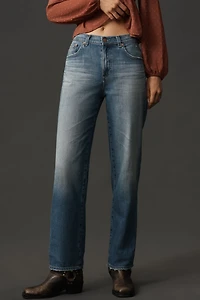 AG Brinley High-Rise Straight-Leg Jeans