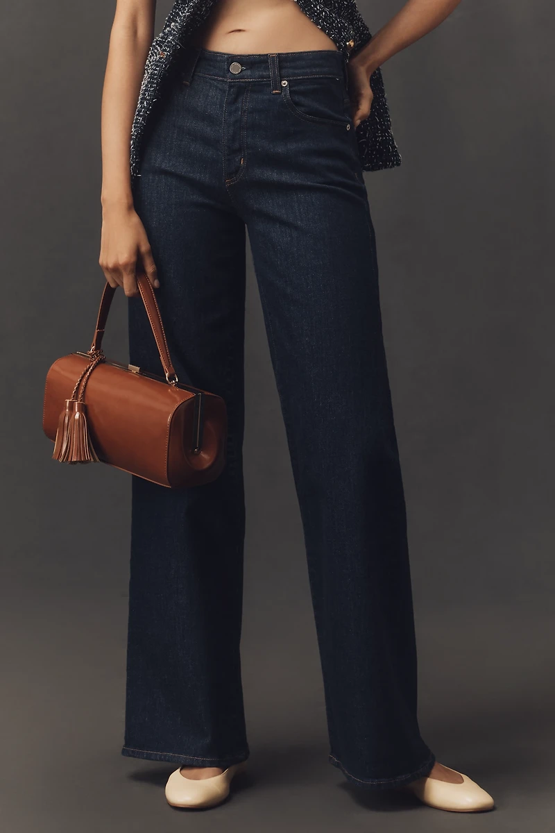 AG Saige High-Rise Wide-Leg Jeans