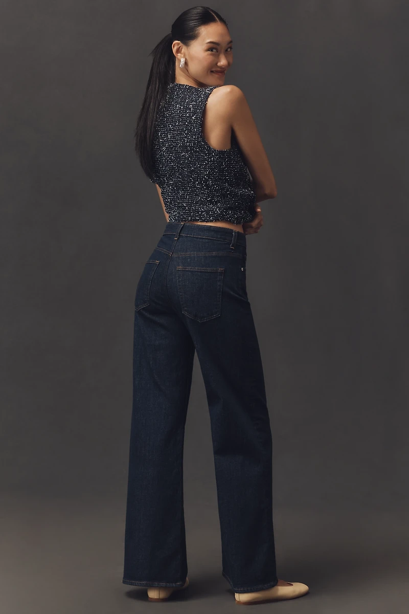 AG Saige High-Rise Wide-Leg Jeans