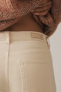 AG Saige Corduroy High-Rise Wide-Leg Crop Jeans