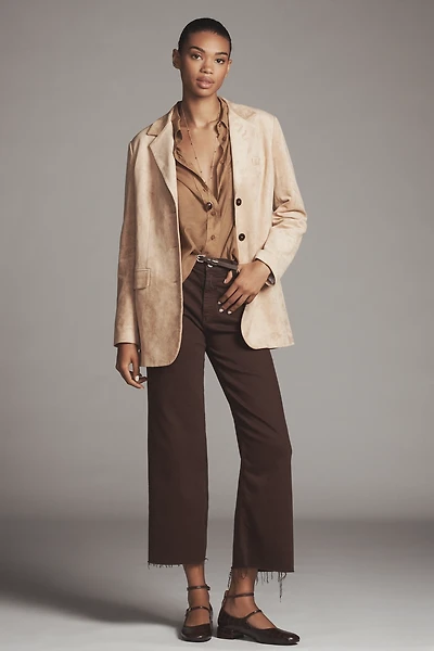 AG Saige High-Rise Crop Wide-Leg Jeans