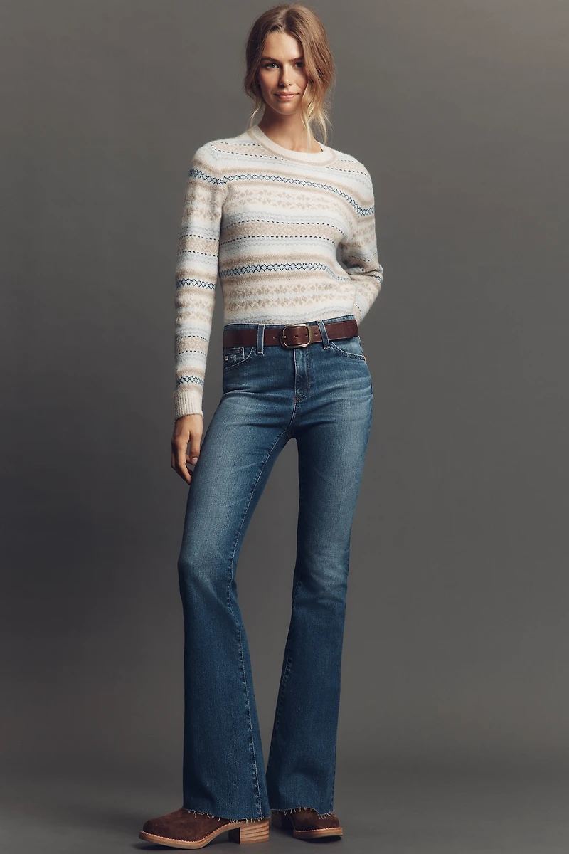 AG Farrah Mid-Rise Boot-Leg Jeans