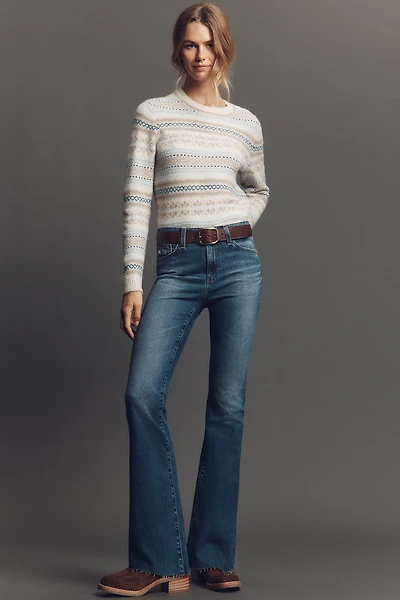 AG Farrah Mid-Rise Boot-Leg Jeans