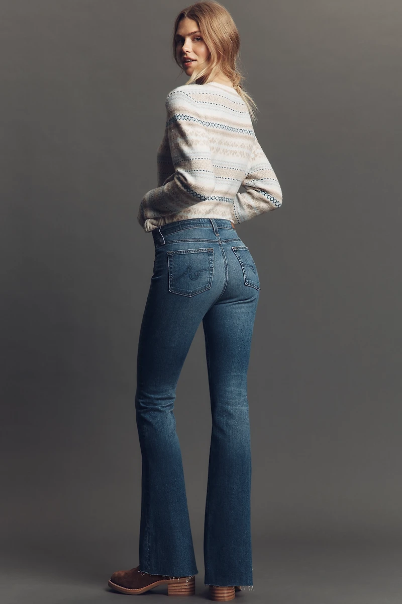 AG Farrah Mid-Rise Boot-Leg Jeans