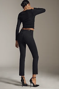 AG Mari Mid-Rise Straight Jeans