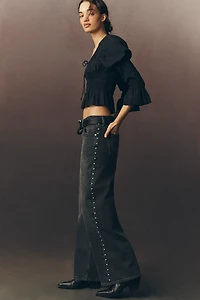 AG Adria High-Rise Wide-Leg Jeans