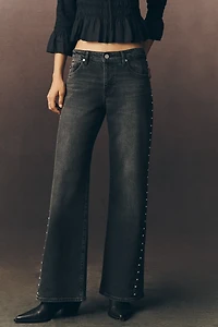 AG Adria High-Rise Wide-Leg Jeans