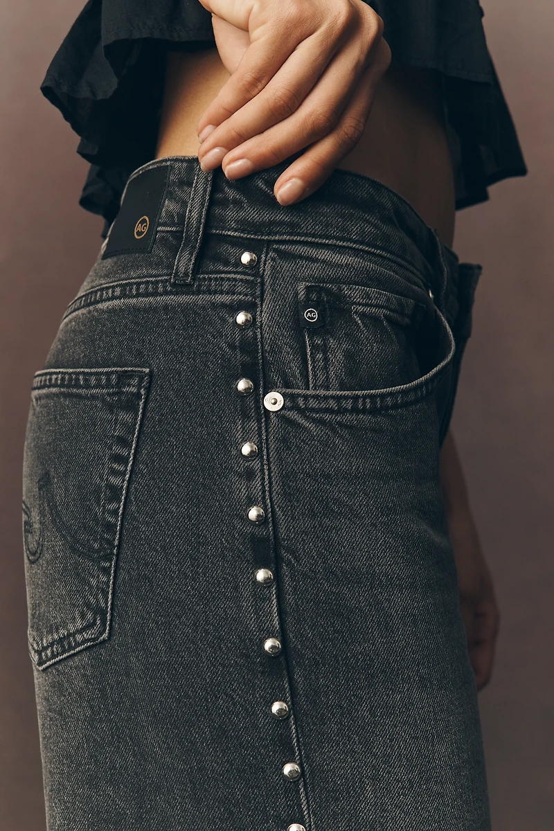 AG Adria High-Rise Wide-Leg Jeans