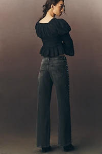 AG Adria High-Rise Wide-Leg Jeans