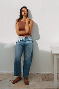 AG Hattie High-Rise Tapered Jeans