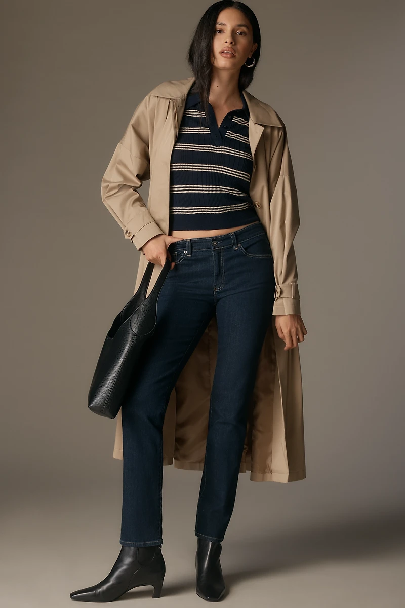 AG Sandra Low-Rise Straight-Leg Jeans