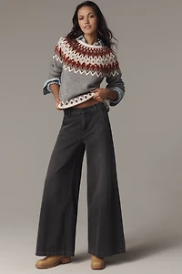 AG Posey High-Rise Wide-Leg Jeans