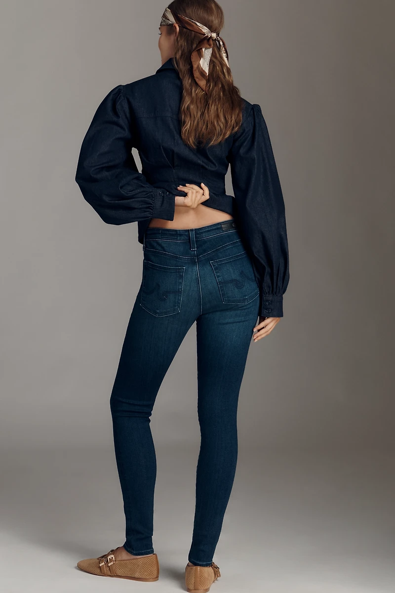 AG Farrah Mid-Rise Skinny Jeans
