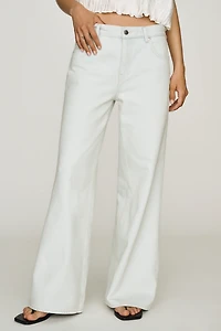 AG Saige Mid Rise Wide Leg Jeans