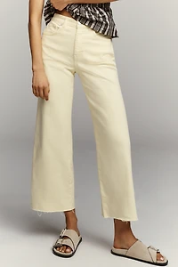 AG Saige High-Rise Crop Wide Leg Jeans