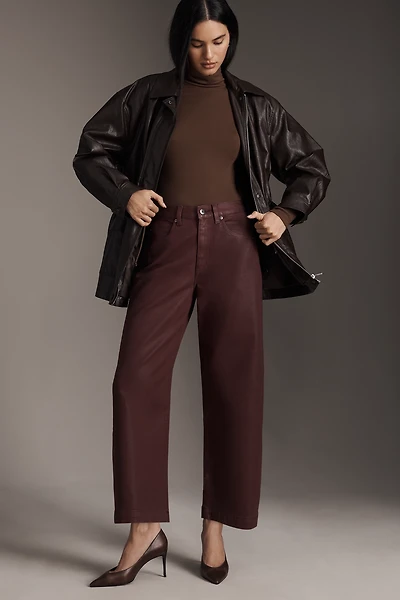 AG Hattie High-Rise Crop Barrel Jeans