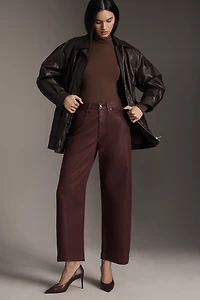 AG Hattie High-Rise Crop Barrel Jeans