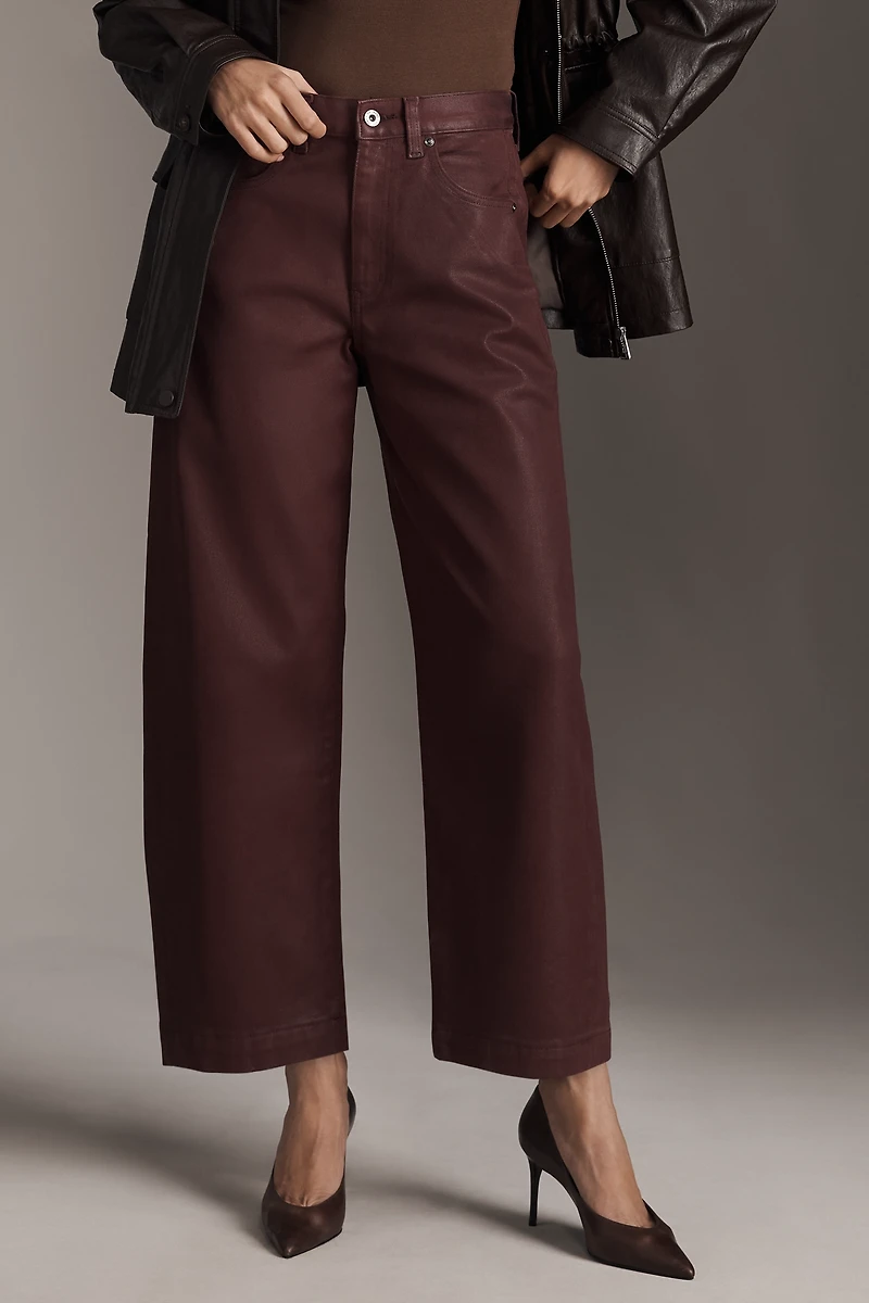 AG Hattie High-Rise Crop Barrel Jeans