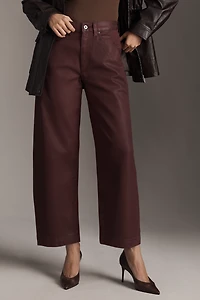 AG Hattie High-Rise Crop Barrel Jeans