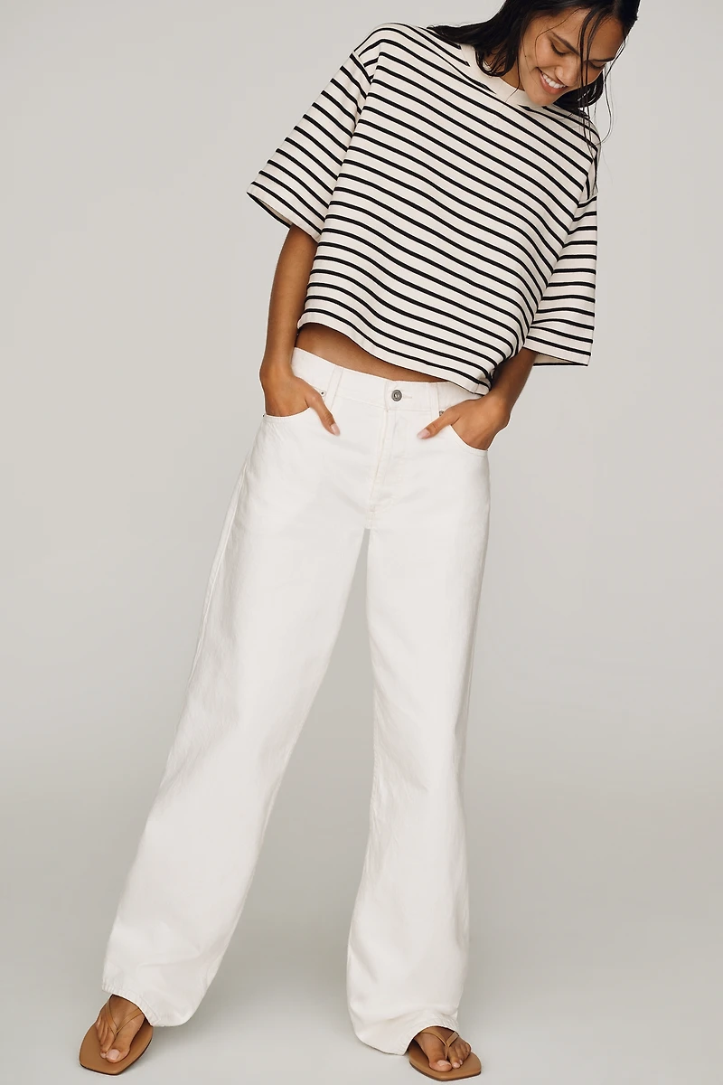 AG Billie Mid-Rise Straight Jeans