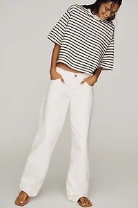 AG Billie Mid-Rise Straight Jeans