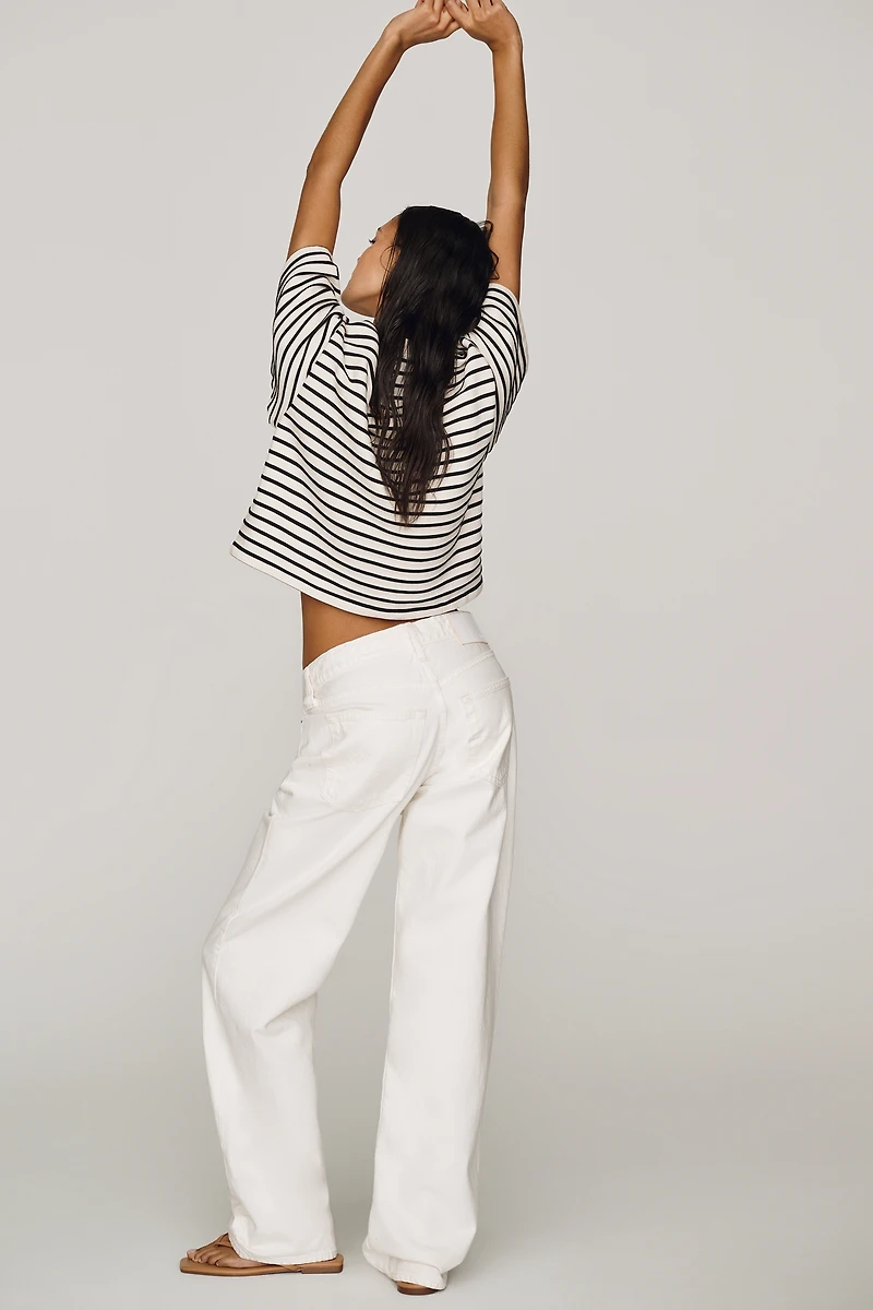 AG Billie Mid-Rise Straight Jeans