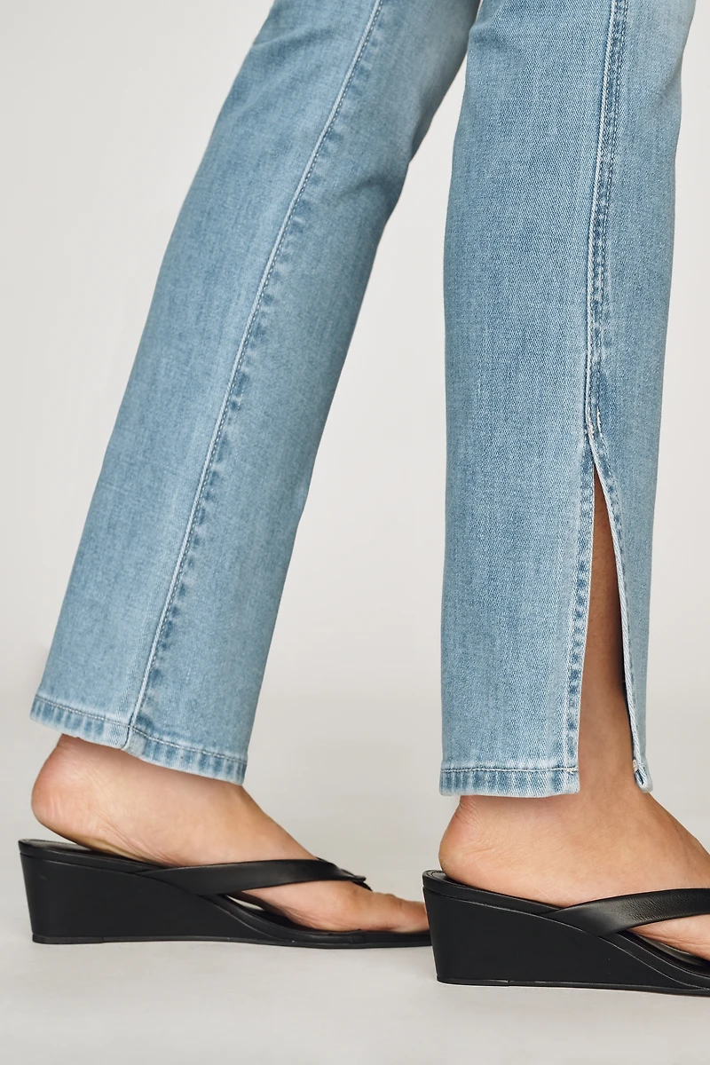 AG Mari Mid-Rise Straight-Leg Jeans