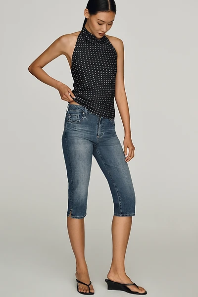 AG Maisie Mid-Rise Pedal Pusher Jeans