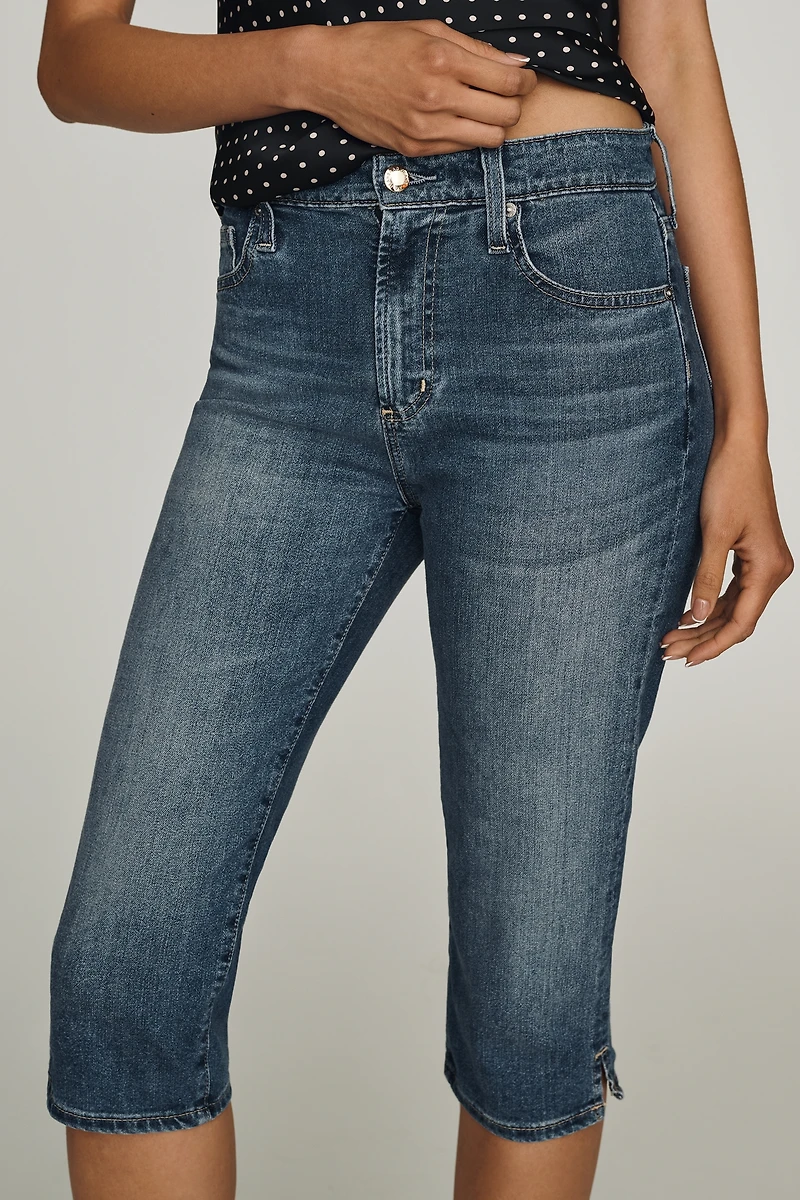 AG Maisie Mid-Rise Pedal Pusher Jeans