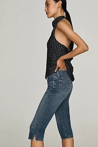 AG Maisie Mid-Rise Pedal Pusher Jeans
