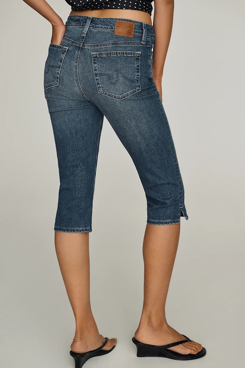 AG Maisie Mid-Rise Pedal Pusher Jeans
