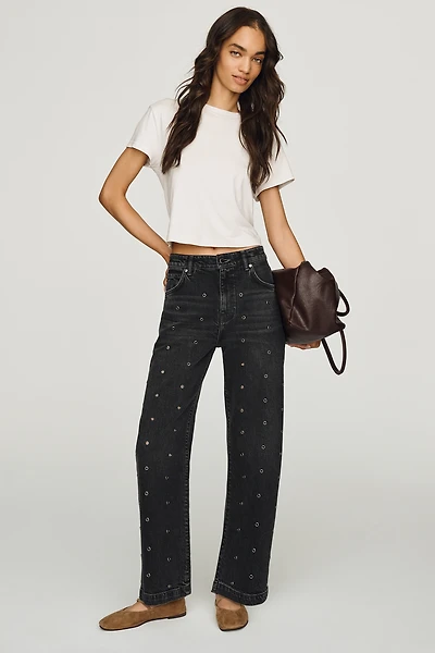 AG Hattie High-Rise Barrel Jeans
