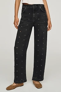 AG Hattie High-Rise Barrel Jeans