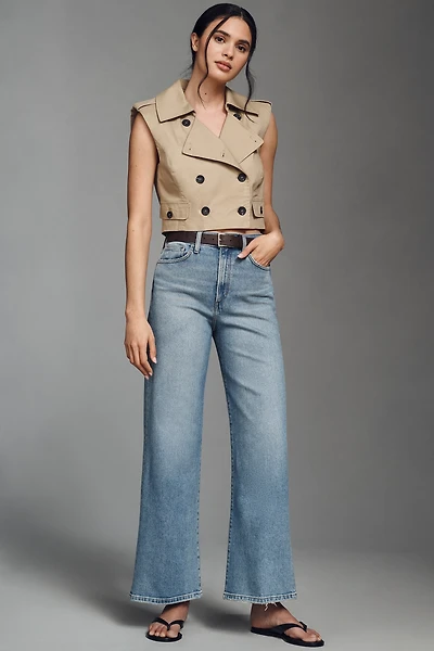 Joe's Jeans Petite Mia High-Rise Wide-Leg