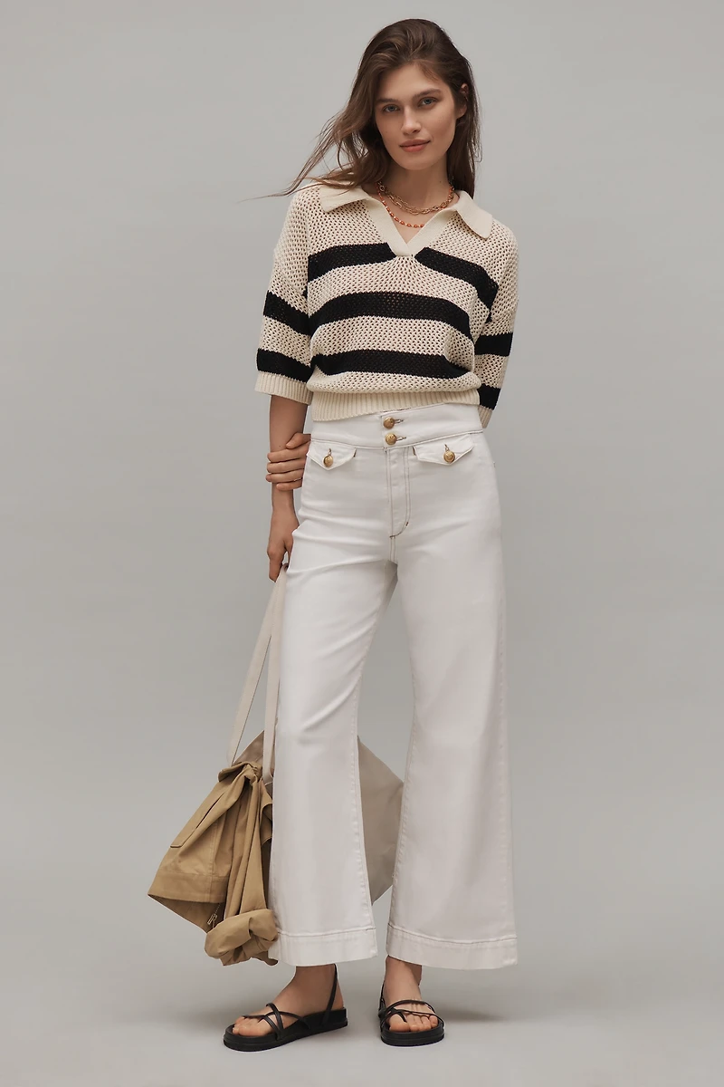 Joe's Jeans The Ellia High-Rise Wide Leg Ankle