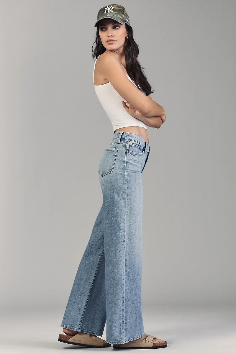 Joe's Jeans Lou Low-Rise Wide-Leg