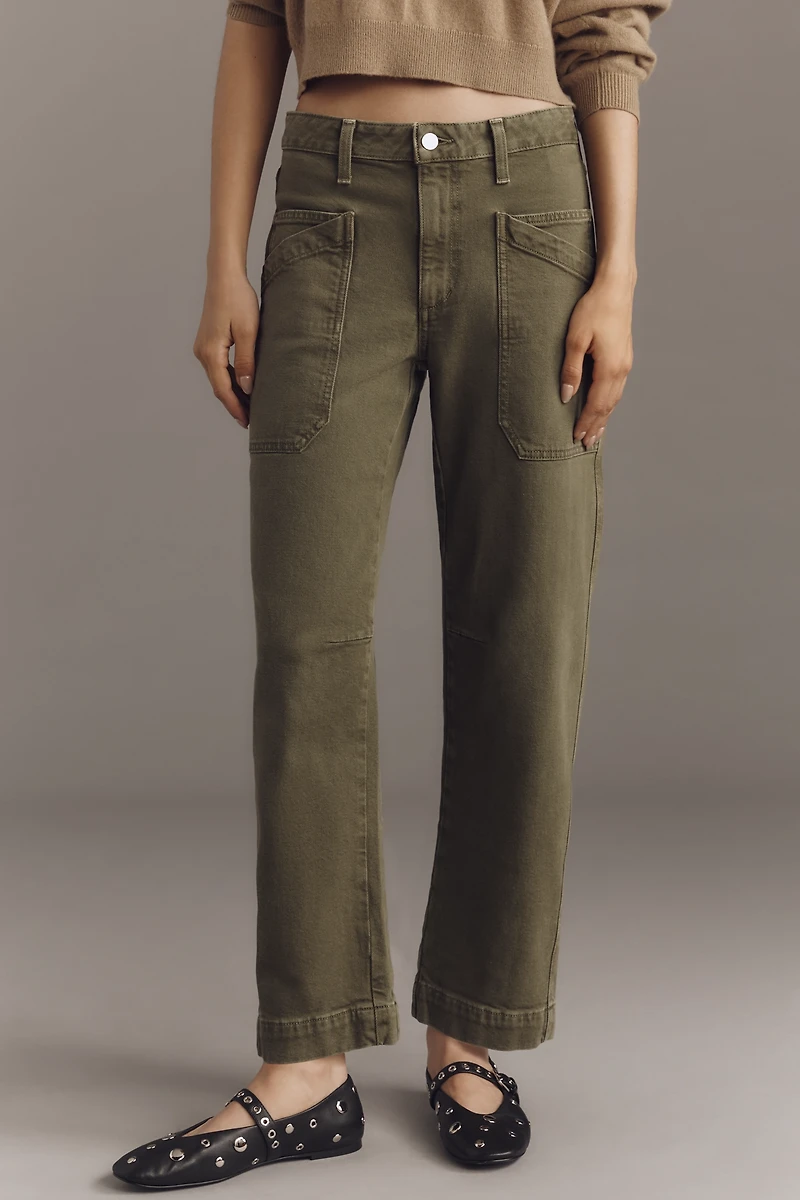 Joe's Jeans The Double Pocket Mid-Rise Relaxed Straight-Leg
