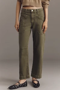 Joe's Jeans The Double Pocket Mid-Rise Relaxed Straight-Leg