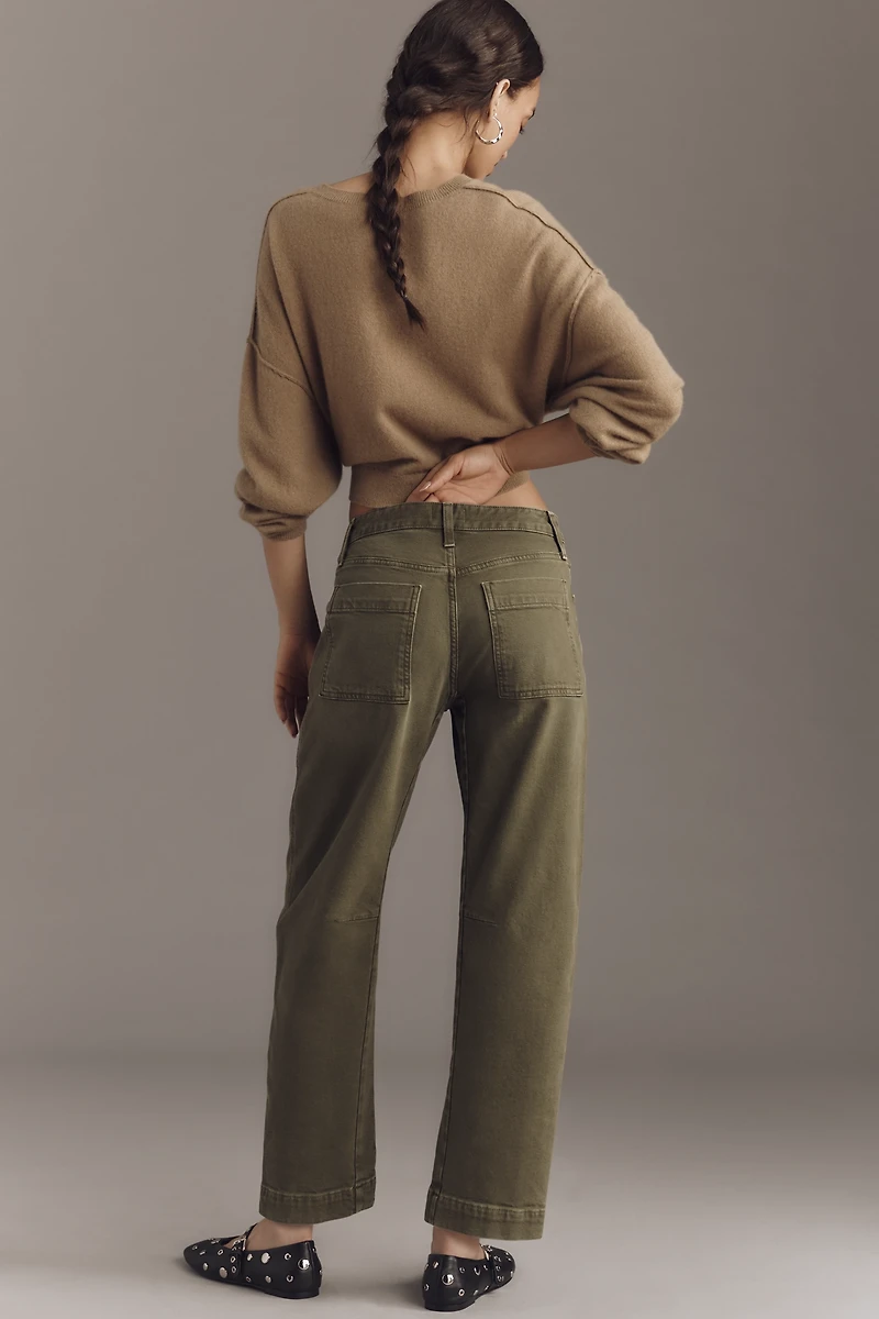 Joe's Jeans The Double Pocket Mid-Rise Relaxed Straight-Leg