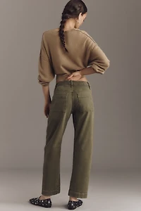 Joe's Jeans The Double Pocket Mid-Rise Relaxed Straight-Leg