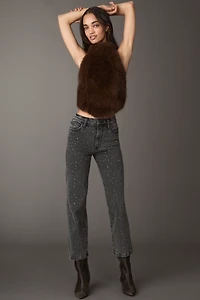 Joe's Jeans The Blake Crop High-Rise Straight-Leg