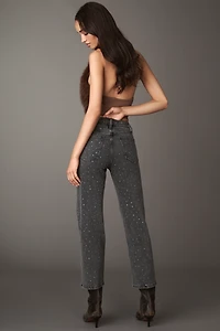 Joe's Jeans The Blake Crop High-Rise Straight-Leg