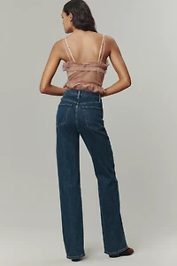 Joe's Jeans The Margot Petite High-Rise Straight-Leg