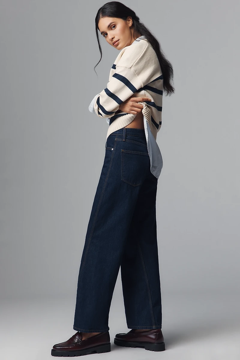 Joe's Jeans The Ryan Petite Low-Slung Baggy Wide-Leg