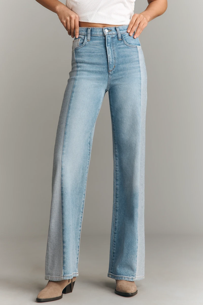 Joe's Jeans The Mia Pieced High-Rise Wide-Leg