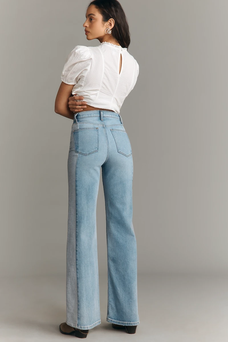 Joe's Jeans The Mia Pieced High-Rise Wide-Leg