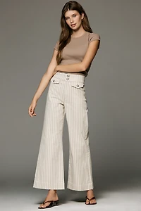 Joe's Jeans Ellia Ankle High-Rise Wide-Leg