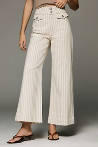 Joe's Jeans Ellia Ankle High-Rise Wide-Leg