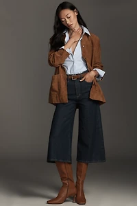 Joe's Jeans Culotte High-Rise Crop Wide-Leg